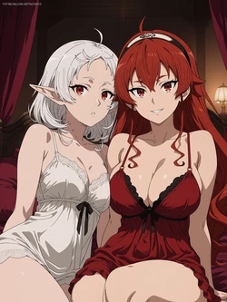 [artkoikoi] Eris Greyrat and Sylphiette | Mushoku Tensei: Jobless Reincarnation [AI Generated] 作品封面