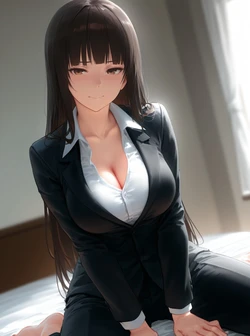 [KuraiG] (REQ|348 P/枚) Nishizumi Shiho/西住しほ (Girls und Panzer/ガルパン) (Patreon) [AI Generated]