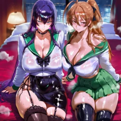 [MX/MyX] Saeko & Rei BBC [AI Generated]