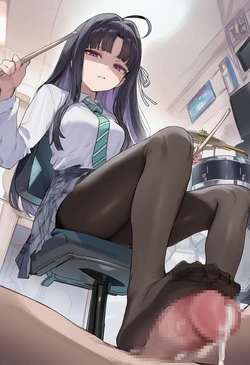 非常好鼓手，对我的牛子使用双踩-虹夏p-pixiv [AI Generated]