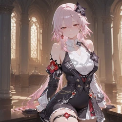 [kkleo] March 7th Evernight-Honkai Star Rail (AI Generated) 作品封面