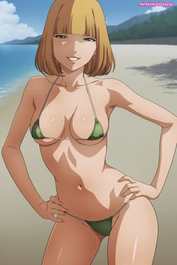 [Vizagege] Hana Midorikawa | Prison School (2) (+Extra Pics) [AI Generated]