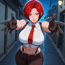 [Hentai Hideout] Vanessa | The King of Fighters | Full Set (Patreon) [AI Generated] 作品封面