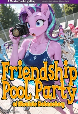 [MasterDarhil] Friendship Pool Party [AI Generated]