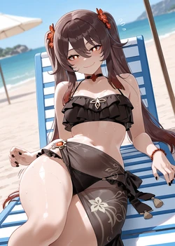 [MaxelArtDesign] Hu Tao - Genshin Impact 127p (Patreon) [AI Generated] 作品封面