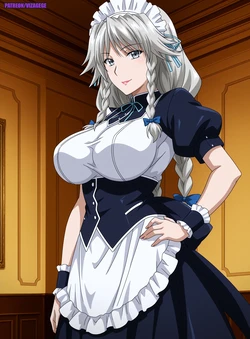 [Vizagege] Grayfia Lucifuge | High School DxD (+Extra Pics) [AI Generated]