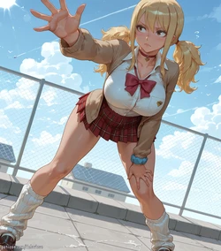 [Velurieve] Lucy Heartfilia - Kogal [AI Generated] 作品封面