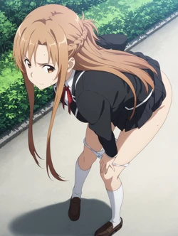 [みみっくぼっくす] 闇からの侵攻02Asuna_School_uniform (ソードアート・オンライン) [AI Generated]