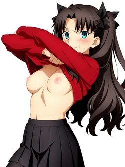 Tohsaka Rin 遠坂凛 V2 Patreon [ artist- Anime4Archives ] < Ai generated > 作品封面