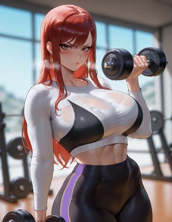 [346; R106] Erza gym [CodeMistake] [AI Generated] 作品封面