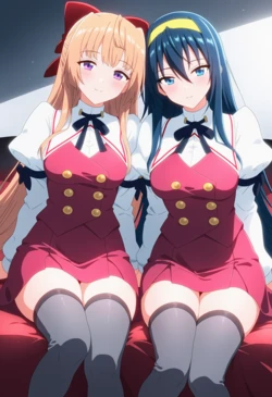 [Corudozera] [200pics] Himeko Kurusugawa x Chikane Himemiya (来栖川姫子x姫宮千歌音) / Destiny of the Shrine Maiden (神無月の巫女) (Patreon) [AI Generated] 作品封面