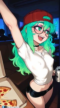 [WienerGens] Elizabeth stays late at a house party [AI Generated] 作品封面