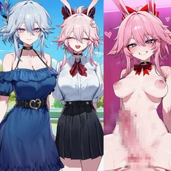 [Remus] 扶她绯英&卜算姐妹 part1 - part4 [AI Generated]