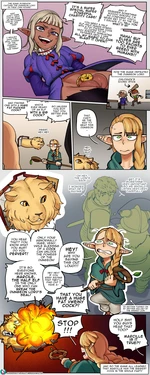 [MrBooshmaster] Marcille defeats the Dungeon lord (Dungeon Meshi) (Ongoing) 作品封面