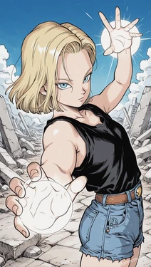 (May Rain) Android 18 [AI Generated]