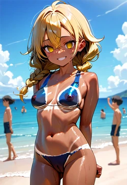 painted bikini [AI Generated] 作品封面