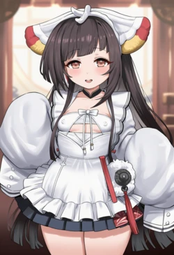 New cover(Azur Lane) Lolicon, (Changfeng)'s piston activity, fertilization activity, sex practice, conception rate 1%, please increase his conception rate and obtain more semen♡. [AI Generated]