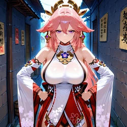 [Hypno Girls] Yae Miko | Genshin Impact (Patreon) (AI Generated) 作品封面