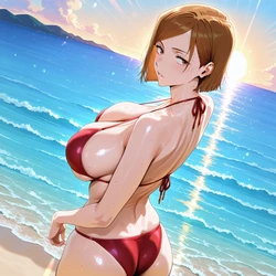 [Hypno Girls] Nobara Kugisaki #2 Swimsuit Hypnotic Expressionless [AI Generated] 作品封面