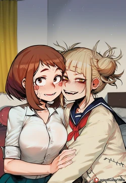 [Tillian] Izuku Midoriya x Ochaco Uraraka x Toga Himiko (My Hero Academia) [AI GENERATED] - FULL SET 作品封面
