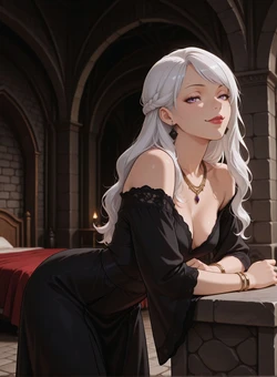 [Phan Desire] Request - Violet - Original Character [AI Generated] 作品封面