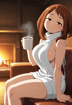 Mackensky - Seggs // Uraraka Ochaco [40 images] (Patreon) [AI Generated]