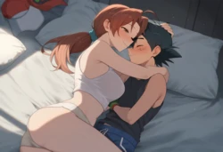 [Lumi/Lumi25] delia ketchum x ash ketchum [AI Generated]