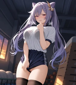 [Anthi] Keqing - Genshin Impact [AI Generated] 1071P 作品封面