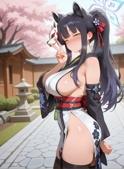 [Revy Neon] Shun | Blue Archive (Patreon) [AI Generated] 作品封面
