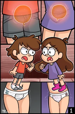 [yellowzonemx] Dipper and Mabel (COMMISSION) (Gravity Falls)