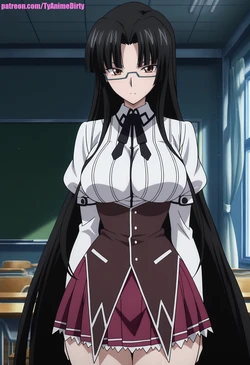 [TyAnimeDirty] Tsubaki Shinra - High School DxD [REQUEST] [EXTRA] [AI Generated]