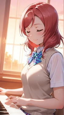 [AI Generated] 音ノ木坂の音楽室
