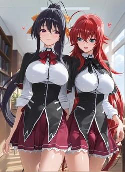 [Rametaki] 2026-07-21 Rias x Akeno (Patreon) [AI generated] 作品封面