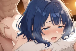 [AI Generated] 八奈〇杏奈と夏のおわりに