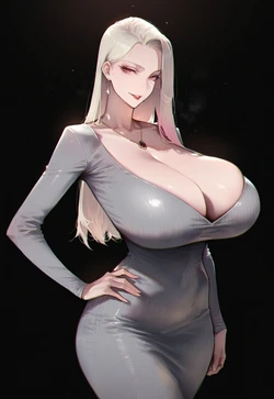 World All Waifu - Seducing Mommy (Pin-Up) (Patreon) (AI Generated)