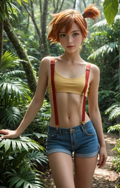 Misty in Rain Forest Oasis [AI Generated] 作品封面