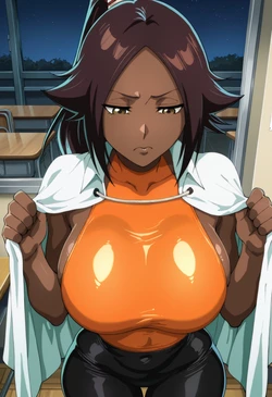 【Artificial Fox】Yoruichi's Bimbofication【AI Generated】