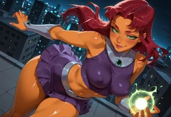 [SultrySpark] Starfire [AI Generated] 作品封面