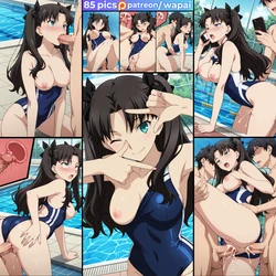 [wapai] Rin Tohsaka (Swimsuit) 遠坂 凛 [AI Generated] 作品封面