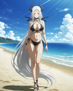 [Ponchoman] Ibuki Swimsuit - Black Torch [AI Generated]