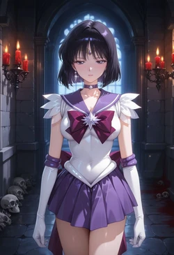 [ぱられるの世界] Sailor Saturn - Defeat Play (Patreon) (AI Generated) 作品封面