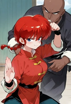 Ranma-chan's bittersweet defeat [AI Generated] 作品封面