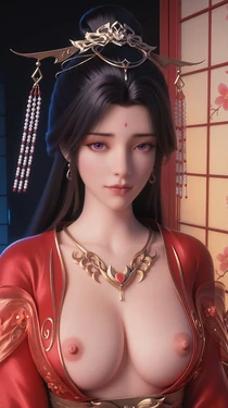 [AI Generated]完美世界 月婵荤素 作品封面