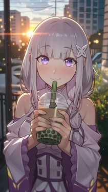 [PinkName] Emilia - Frozen elegance ❄️ (Patreon) [AI Generated] 作品封面