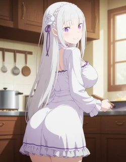 [Gwen] Emilia - Re Zero 75P [AI Generated]