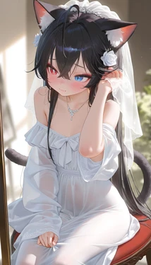 (Patreon) [Adeline] 2025-02-12 Nage and the Wedding Dress [AI Generated]