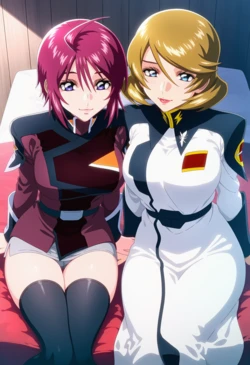 [Corudozera] [130pics] #2 Lunamaria Hawke x Talia Gladys (ルナマリア・ホークxタリア・グラディス) / Mobile Suit Gundam SEED FREEDOM (機動戦士ガンダムSEED FREEDOM) [AI Generated]