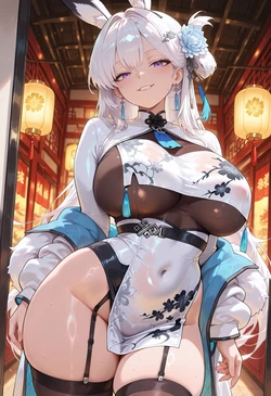 Qwekk - Snow Crane [Goddess of Victory: Nikke] (AI Generated) 作品封面