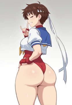 [Vortalis] Sakura Kasugano - Street Fighter [61 pics Set 1] [Patreon] [AI Generated] 作品封面