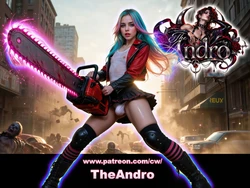 Zombie Chainsaw [AI Generated] 作品封面